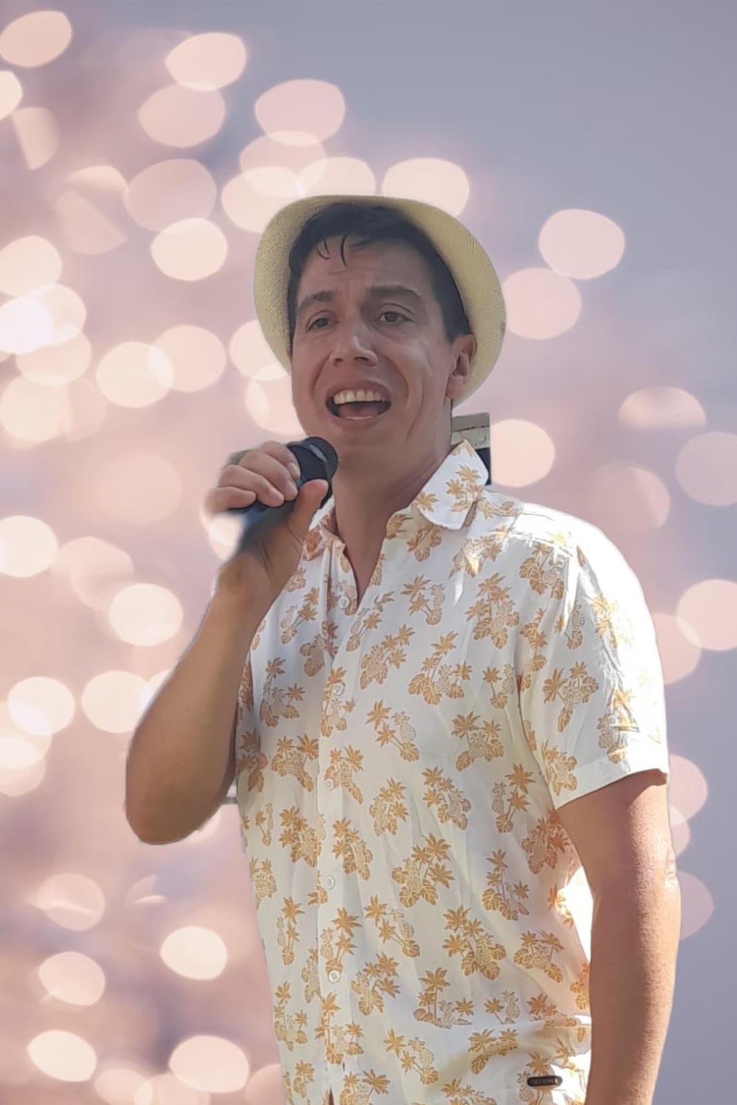 Walter Flores en el escenario